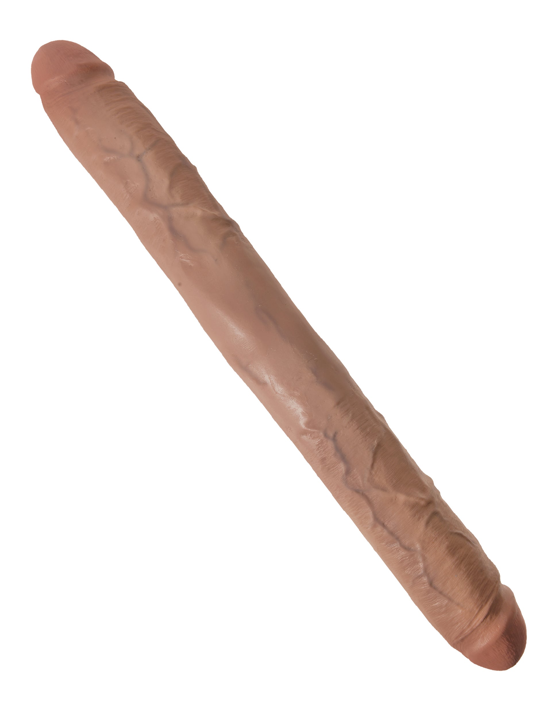 King Cock  16 Inch Thick Double Dildo - Tan PD5518-22